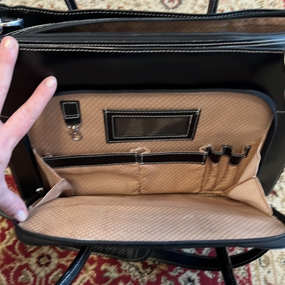 Mcklein Travel case black leather GUC - Picture 11 of 16